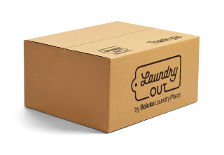 Laundry OUTの専用段ボール箱